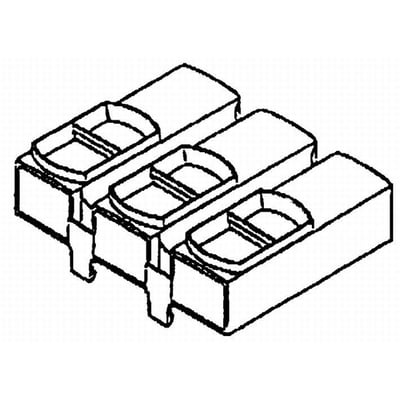 Schneider Electric spole 220V 50/60 HZ, vist som 3 samlede enheder med indsats til kontaktorer.