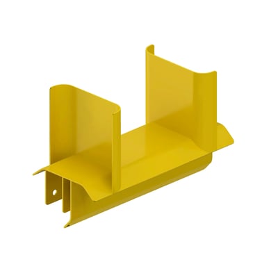 Schneider Electric flad kabelafgang, model FZS C2, i RAL1023 gul farve med dimensioner 100x250x1mm.