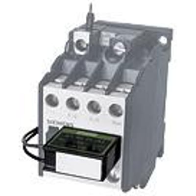 Siemens kontaktor lyddæmper 22054, et sort EMC-filter med RC-funktion til 230/400Vac.