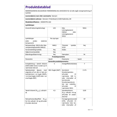 Dansani firkantet spejl 700x500 mm med integrerede LED lysfelter i top og bund, skaber flot lyseffekt. Spejlet er uden ramme og fremstår klart.