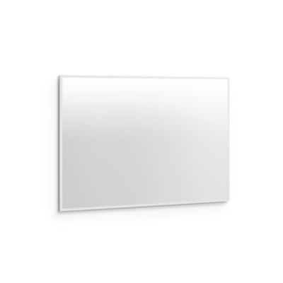 Rektangulært Svedbergs Hov-spejl med integreret LED-belysning og lys kant, måler 120 x 80 cm.