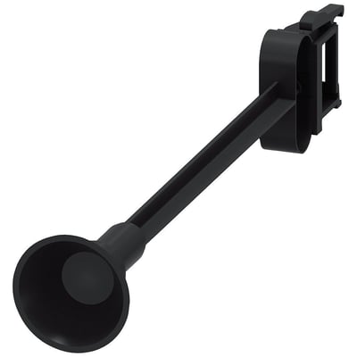 Siemens mekanisk nulstil til 3RB30/3RB31 og 3RB20/3RB21 relæer i sort plast.