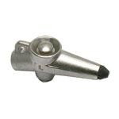 Parker Legris blæsemundstykke i forniklet messing med G1/4" BSP tilslutning og DN 2MM.