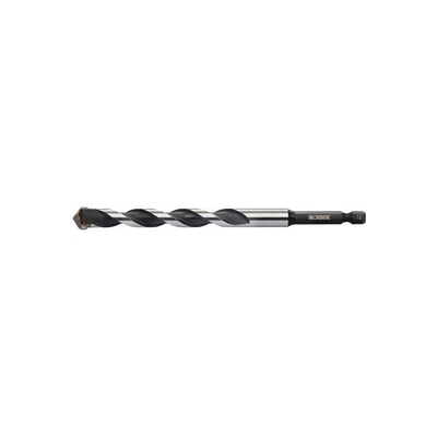 Ironside universalbor med HM-spids, 12,0 x 90/150 mm og sekskantskaft, set fra siden.