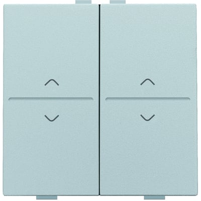 Niko tangent i sterling med pil-symboler til trådløst 4-tryk system, vist forfra på en hvid baggrund.