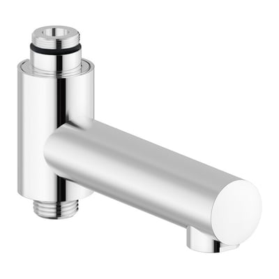 Damixa kartud i krom med en blank messingoverflade, 117 mm lang med 3/4" x 1/2" til traditionel montering.