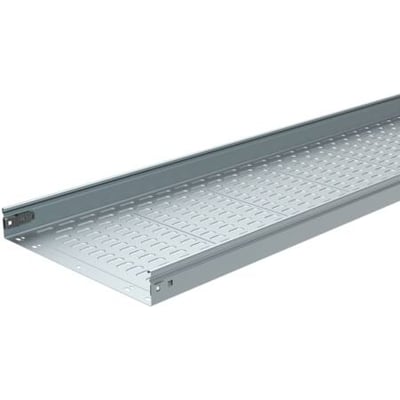 Legrand P31 MFA kabelbakke i uperforeret galvaniseret stål, 60x150 mm, 3 meter lang, med integrerede auto-koblinger for nem montering.
