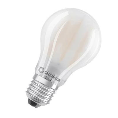 Osram Ledvance LED standard lyskilde med E27 sokkel, mat overflade og 470 lumen.