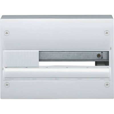 Hager Gamma gruppetavle GD118B med 1 række og 18 moduler, hvid RAL 9010, til udvendig montage.