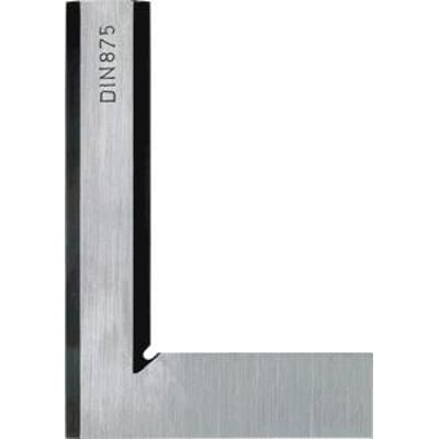 Fladvinkel 90 grader, 100x70 mm, af hærdet stål med præcisionsslebne kanter og prægningen DIN 875.
