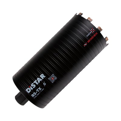 Distar RS-TX diamantkernebor til tørboring i beton, Ø162mm, 1 1/4 UNC gevind.