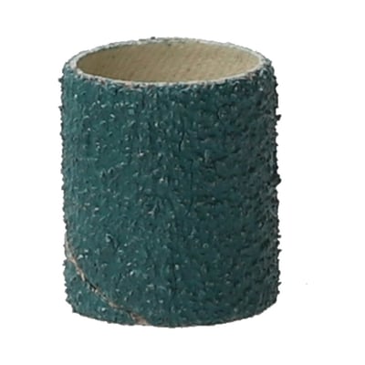 Norton slibering KX672 i zirkon blå, detaljeret view af den grove overflade med kornstørrelse 50.