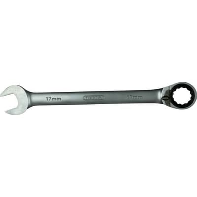 Tecos ringskraldenøgle 20mm med 72 tænder og 5 graders bevægelse, med synlig 15 graders vinkel på ringgreb.