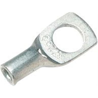 Nærbillede af Elpress rørkabelsko, viser M6 laske og 2,5mm² dimensionen i fortinnet kobber.