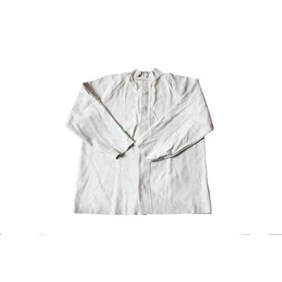 Svejsejakke i oksespalt med trykknapper, 2XL størrelse, syet med Kevlar tråd og fremstillet til svejsere og smede.