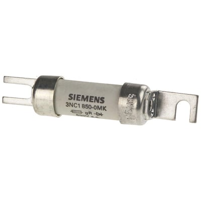 Siemens Sitor sikring med bolt-on, 16A mærkestrøm og 690V spænding, vist på hvid baggrund.