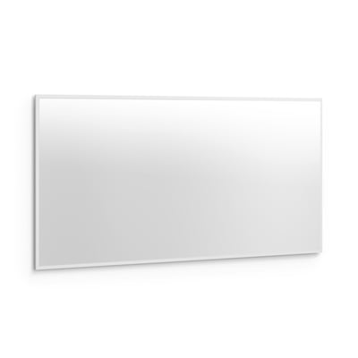 Det brede, rektangulære Svedbergs Hov-spejl med indbygget LED-belysning ses skråt forfra; målene er 160 × 80 cm.