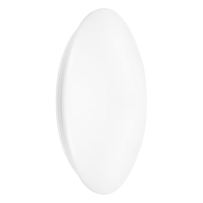 Hvidt, rundt LEDVANCE Surface Circular Zigbee Direct Easy LED-armatur med diffus front, 3500 lumen og 500 mm diameter.