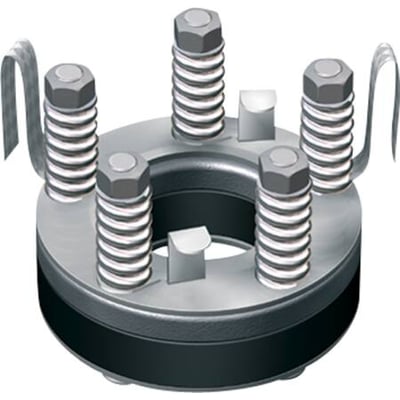 Fjederpakning FPA1051 med en ydre diameter på 48-51 mm, designet til muffehuse.