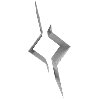 Vingefundament i galvaniseret stål, designet til bundrør på 145-205 mm og koniske master op til 9 meter.