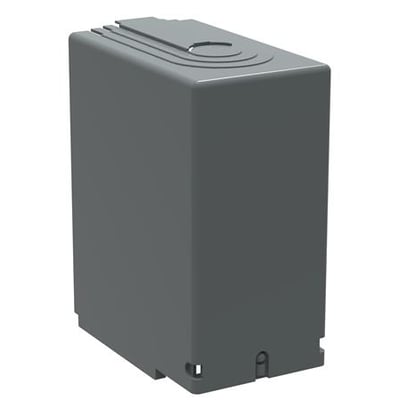 ABB Terminalafdækning OTS800G1L/3 lang, 1-polet, grå plastik, 135mm bred, til OT(M)630-800 brydere.