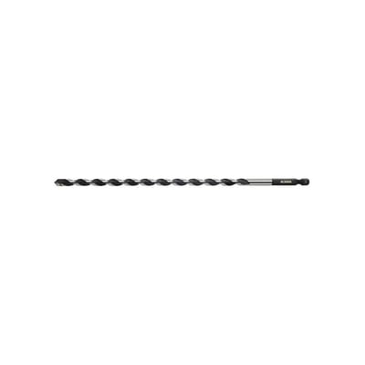 Ironside universalbor med HM-spids, 8 mm diameter og 1/4-tommers HEX-skaft, vist fra siden i fuld længde.