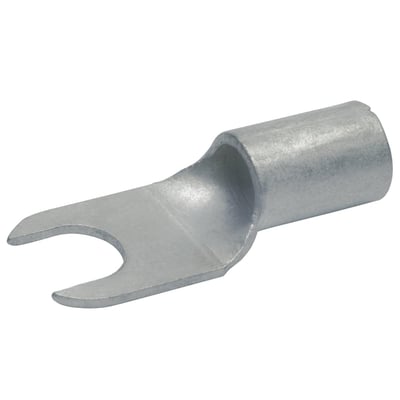 Klauke gaffelformet pladekabelsko til 1,5-2,5 mm² ledere med M6 hulstørrelse, fremstillet af fortinnet kobber.