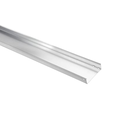 Wibe kabelbakke KG281 glat i varmgalvaniseret stål med målene 60x250x1mm og 3 meters længde, vist på hvid baggrund.