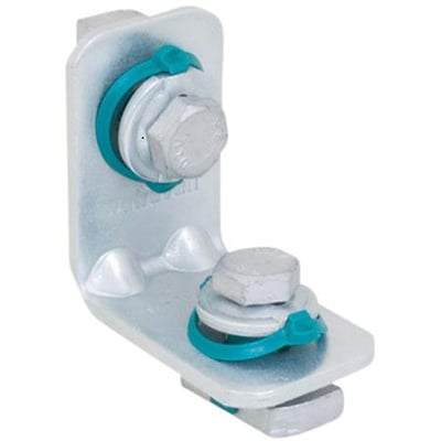 Walraven Rapidstrut 90° beslag til strut profiler i varmgalvaniseret BUP 1000, med formonterede M10 skruer.