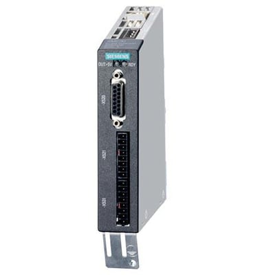 Siemens Sinamics sensor modul SMC30 til 30mm bredde, med porte mærket X520, X521 og X531, og Siemens logo.