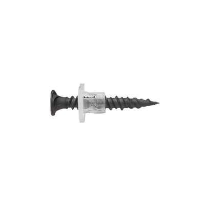 EJOT FGE+ båndet fibergipsskrue på 4,2 x 30 mm med mørk overflade og spids gevindende.