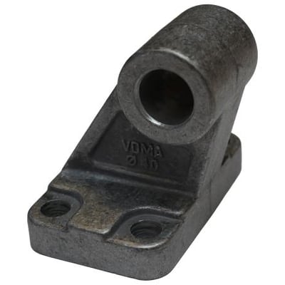 SMC vinkel-baggaffel i aluminium til CP95/CP96 cylindere med Ø40 mm diameter, type E5040-NS.