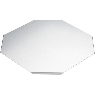 Schneider Electric låg til X-stykke 150x1 mm i Zinc+ materiale, viser den ottekantede form og blanke overflade.