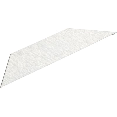 Schneider Electric låg til T-afgrening 400x1 mm med Zinc+ overflade, vist fra siden med let tekstur.