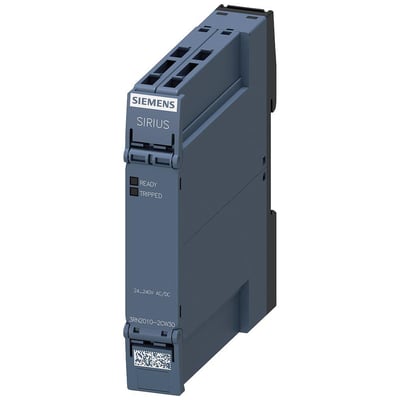 Siemens SIRIUS 3RN2010-2CW30 termistorrelæ med 1 NO 1 NC kontakt og fjederklemme, 24-240V AC/DC.