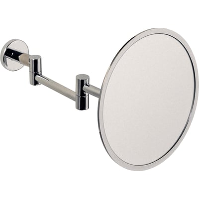 Cosmic Architect S+ kosmetikspejl Ø20 cm i krom med justerbar vægarm og 5x forstørrelse.