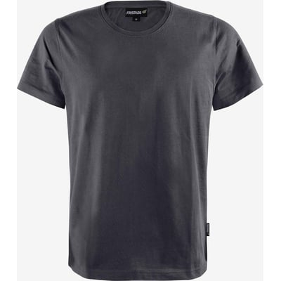Fristads T-shirt GOT 131159 i mørkegrå, lavet af 100% økologisk bomuld med rund hals og kortærmet design.
