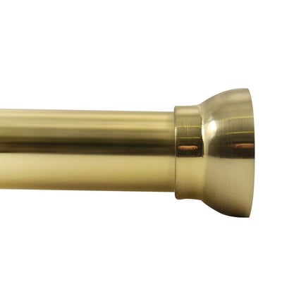 Leijma forhængsstang i gyldent finish med justerbar længde fra 75 til 125 cm.