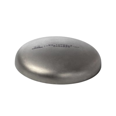 Rustfri endebund med en udvendig diameter på 108mm og 2mm tykkelse, ideel til drikkevandsinstallationer.