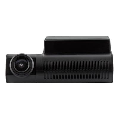 OSRAM ROADsight 50 dashcam i sort, vist fra siden med fokus på kameralinsen og ventilationsgitter.