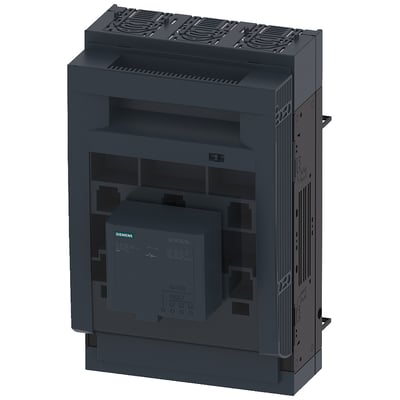 Siemens SENTRON sikringsafbryder 3NP1, 3-polet NH1 i mørkegrå, 250A, med elektronisk sikringsovervågning EFM10.