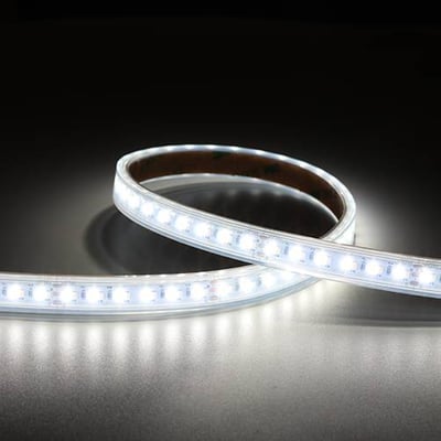 Ansell Lighting P-Cell LED bånd på 50 meter med justerbar hvidt lys (2700-6500K) og IP67-klassificering.