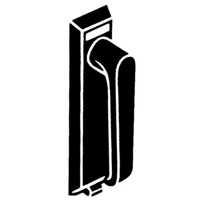 Schneider Electric 3-punkts CRN type dørlås, illustreret med et sort ikon på hvid baggrund.