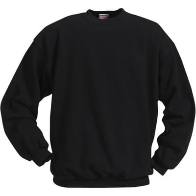 Mascot Sweatshirt Caribien i sort, størrelse 4XL, med rund hals og lange ærmer, fremstillet af bomuld og polyester.