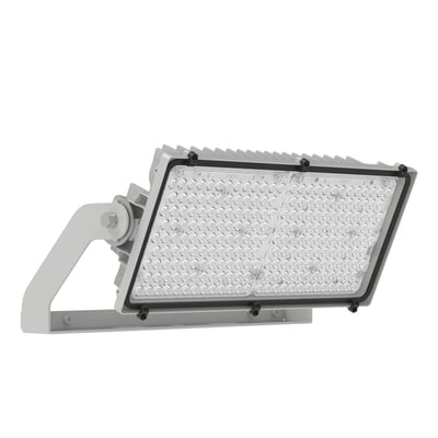 LEDVANCE Floodlight Max sym LED-projektør i grå med to LED-felter og monteringsbeslag, 600 W og 85.300 lm.
