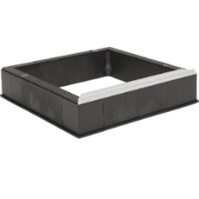 Uni-Seals IQ Futura Power Frame-rammesæt på 900 x 600 mm, vist som en lav, rektangulær ramme med åben midte.