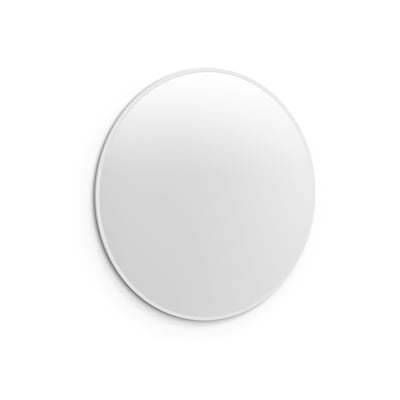 Rundt Svedbergs Hov-spejl med integreret LED-belysning og en diameter på 110 cm, set lige forfra.