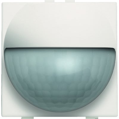 Niko bevægelsessensor i hvid til Niko Home Control, med 180° detekteringsområde og 9m rækkevidde.