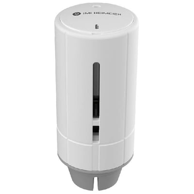 IMI Heimeier Danfoss RA adapter med termostat hoved vist forfra, med en skala til temperaturindstilling.