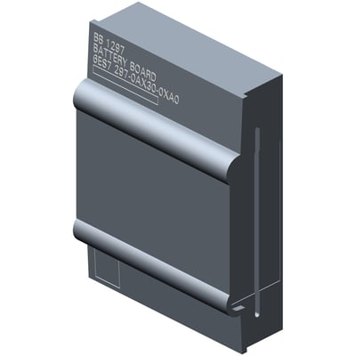 Siemens S7-1200 batteri board BB 1297 med produktnummer 6ES7 297-0AX30-0XA0 i grå plast.